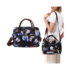 Sac à lunch isotherme - Style1 - Tissu Oxford - 29x17x23 cm - Léger - Multifonctionnel - Neuf