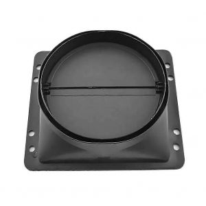 150mm clapet anti-retour étanche universelle hotte de cuisinière partie maison anti-odeur PP noir échappement - Neuf