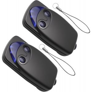 Asfasfq-433,92 Mhz Telecommande Portail Pour Nice Flo2r-S, 2 Pièces Bip Portail À 2 Canaux Télécommandes Porte De Garage Pour Automatisé Compatible Avec Récepteurs Floxr Floxir Flox2r Oxi Ox2 - Neuf