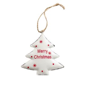 En fer forg&eacute; de l'arbre de No&euml;l pendentif &eacute;toile de bell f&ecirc;te de No&euml;l D - Neuf