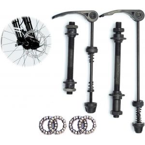 Kal-1 Paire De Tendeurs Rapides Pour Essieu Avant De V&eacute;lo, Essieu Enfichable De V&eacute;lo, Arbre Creux, Blocage Rapide, Essieu Avant De V&eacute;lo, Roue Arri&egrave;re Pour Essieux De V&eacute;lo De 20, 22, 24, 26, 28 - Neuf