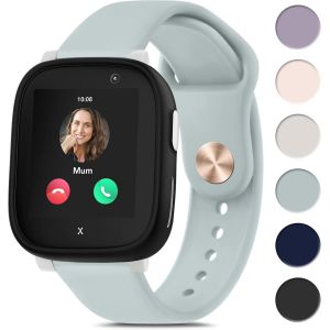 Kal-Bracelet Pour Enfant Compatible Avec Xplora X6 Play Pour Filles Et Garçons - Bracelet En Silicone Souple Sûr - Étanche - Bracelet De Rechange Pour Montre Xplora X6 - Neuf