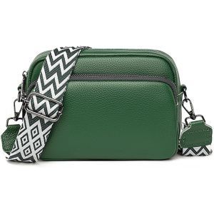 Femmes sac Bandoulière Sacs (en Vert), en Cuir Véritable Sacs d'Épaule, Petits Sacs à main et sac Bandoulière Sacs pour les Femmes (avec réglage de Large Sangle d'Épaule), Ca - Neuf