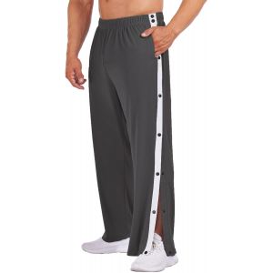 Slep-Pantalon De Jogging Pour Homme Pantalon De Rééducation Ouverture Latérale Avec Boutons-Pression Latéraux - Pantalon De Sport Postopératoire - Neuf