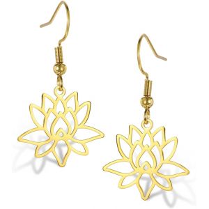 Kal-Collier Avec Pendentif Fleur De Lotus En Acier Inoxydable Unalome - Collier Ras Du Cou - Symbole Chakra - Géométrie Hindoue - Bijou Spirituel - Cadeau Pour Homme Et Femme - Neuf