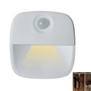 Lampe Led Sans Fil &Agrave; D&eacute;tecteur De Mouvement Pour Placard Et Escaliers, Allumage/Extinction Automatique, Installation Facile, Fonctionne Sur Piles - Neuf