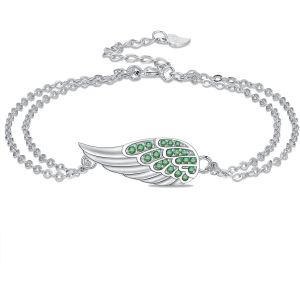 Eryi-Femme Bracelet Bijoux Cadeaux Argent Sterling 925 Mignon Bijoux En Cadeaux D'anniversaire Pour Mère Femmes Soeur - Neuf