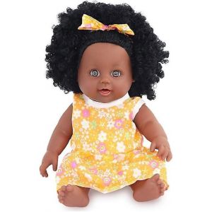 Poupée noire réaliste 12 pouces Baby Dolls pour enfants Jouets pour enfants - Neuf
