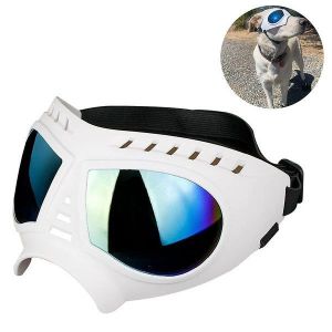 Lunettes De Protection Uv Élégantes Pour Chiens De Grandes Races - Lunettes De Soleil Coupe-Vent Et Anti-Neige Avec Ajustement Réglable - Neuf