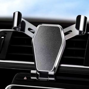 Support De T&eacute;l&eacute;phone Portable Gps Pour Voiture, R&eacute;glable &Agrave; 360&deg; Rotation Universel Pour Grille D'a&eacute;ration De Voiture - Noir - Neuf