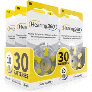 KALANKA-Lot de 30 piles mod&egrave;le 10 jaunes (PR70) &iquest; 5 paquets de 6 piles pour appareils acoustiques 1,45 V &iquest; Piles acoustiques Rayovac Varta Extra - Neuf