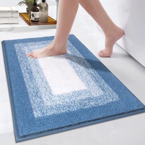 Tianyi-Tapis De Bain De Luxe Antid&eacute;rapant 45 X 65 Cm, Super Absorbant L'eau Tapis Salle De Bain Lavable En Machine Tapis De Douche Pour Bathroom, Baignoire - Neuf