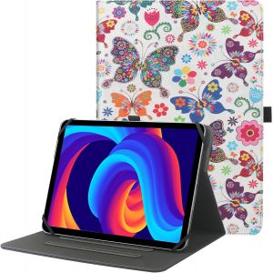ERYI-Universal Housse De Protection Pour 9-11 Pouces Tablette,Multi - Angle De Vue Pu Support En Cuir Avec Porte - Stylo Pour Tablette Tactile De 9 Pouces 10,5 Pouces 11 Pouces-Bf - Neuf