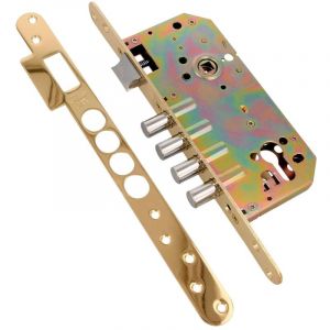 Amig Serrure Encastr&eacute;e 100 Base 50/85 Acier Noir - Neuf