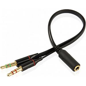 Câble Double Jack Mâle (Casque & Micro) Qualité Supérieure pour une Connectivité Impeccable - Neuf