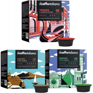 KALANKA-Il Caffè Italiano Capsules Lavazza A Modo Mio Compatibles Kit Dégustation Cafè 120pcs | Capsules Compatibles A Modo MioCapsules Compatibles Lavazza A Modo Mio (L'emballage peut varier) - Neuf