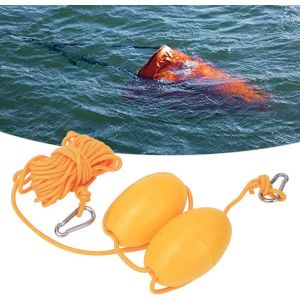 Letnerny-Petite Bou&eacute;e D'ancre De D&eacute;rive De Flotteur De Kayak Accessoires Kayak Bou&eacute;e De Marqueur D'ancre Flottante, Boule Flottante De Bou&eacute;e De Clip D'acier Inoxydable Anker - Neuf