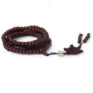 Perles De Bois De Santal 216 Pcs Bouddha Tibétain Bouddhiste Mala Bracel - Neuf