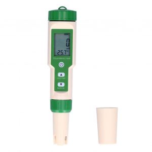 HJLIAN Testeur de qualite de l'eau 5 en 1, analyseur de pH/TDS/EC/ORP/TEMP, stylo de test, compteur d'acidite - Neuf