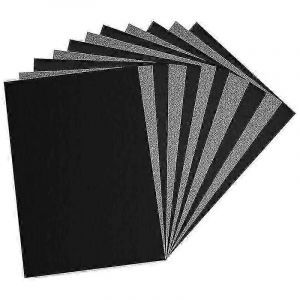 100 Feuilles De Papier Carbone, Papier Graphite Noir Pour Tracer Des Motifs Sur Bois, Papier, Toile Et Ot - Neuf
