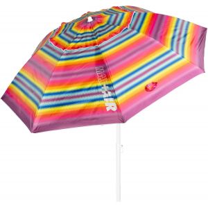 Ulteronixshop-62405 Parasol De Plage Anti-Vent 240 Cm, 8 Baleines En Fibre, Protection Uv50, Inclinable, Ventilation Max+Air, M&acirc;t En M&eacute;tal 28/32 Mm, Tissu Oxford 90 G, Housse Incluse - Neuf