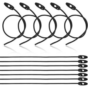 CHECARZHN--NO1-Tendeur Elastique, 12 Pièces Sandow Pour Bache, 50 Et 100 Cm, Avec Boucle En Nylon, Sangles Élastiques En Latex, Tendeur Bache Pour Caravanes, Jardins Et Bagages - Neuf