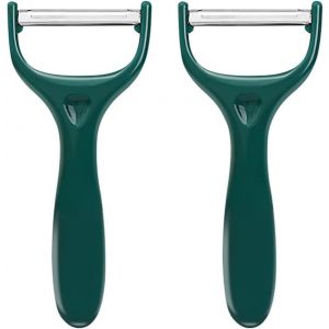 2 Pcs Eplucheur L&eacute;gumes,Universel Econome Legumes Tranchant Pomme De Terre &Eacute;plucheur Pour Fruits Tomate Pomme,&Eacute;plucheur Acier Inoxydable. - Neuf