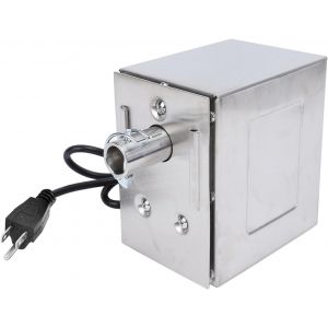 Ulteronixshop-Moteur de R&ocirc;tissoire de Gril, Moteur de Broche de R&ocirc;tissoire &eacute;lectrique en Acier Inoxydable de 45 W, Moteur de R&ocirc;tissoire de Barbecue pour R&ocirc;tissoire de Poulet de Ch&egrave;vre de - Neuf