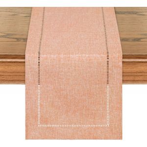 Sjzg-Chemin De Table Rustique De 183 Cm De Long, Style Boh&egrave;me, Ferme, Chemin De Table Basse, Tress&eacute; &Agrave; Rayures, Pour D&icirc;ner, F&ecirc;te, Vacances - Neuf