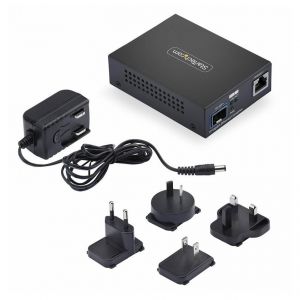 StarTech.com - Convertisseur de m&eacute;dia &agrave; fibre optique - 10GbE - plus de fibre optique - 10GBase-X, 10GBase-T, 10GBase-LR, 10GBase-SR - SFP+ / RJ-45 - Conformit&eacute; TAA - Neuf