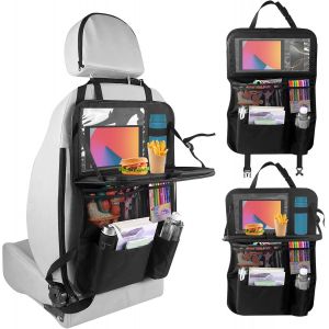 Subzonal-Organisateur Voiture Enfant, Protection Siege Voiture, Protege Rangement Auto, Avec Support Tablette Et Multi-Poches, Kick Mats Imperméabl, Organiseur Pour Bouteilles Jouets Livres - Neuf
