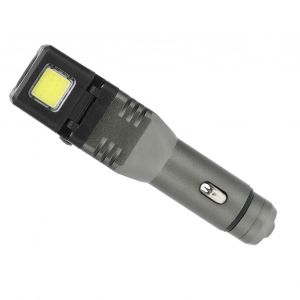 XPG + COB lampe de poche pliable voiture rechargeable torche portable avec marteau d'urgence magnétique - Neuf