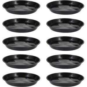 Lot De 10 Soucoupes Rondes En Plastique Pour Pot De Fleurs-Pour Jardin,Int&eacute;rieur Et Ext&eacute;rieur-30 Cm - Neuf