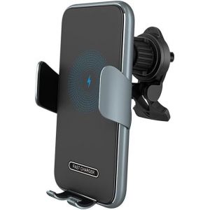 JGD-Support Voiture Chargeur sans Fil T&eacute;l&eacute;phone - 15W Support de T&eacute;l&eacute;phone pour Voiture Chargeur sans Fil - Mains Libres - Wireless Car Charger - Charger Induction - Universal - Neuf