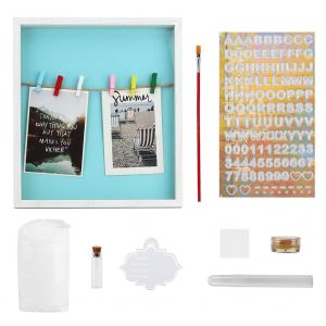 HJLIAN Cadre photo pour bebe, kit d'empreintes de pieds et de mains, ensemble de cadres souvenirs pour bebe - Neuf