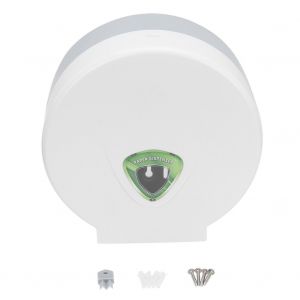 Hjlian Boite A Mouchoirs En Plastique Pour Salle De Bain, Toilettes, Porte-Serviettes Rond, Boite A Serviettes Blanche - Neuf