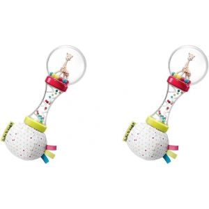 Eryi-- Hochet Soft Maracas - Instrument De Musique - Jouet D'éveil Adapté Aux Mains De Bébé - Développe La Motricité Et L'éveil De Votre Enfant (Lot De 2) - Neuf
