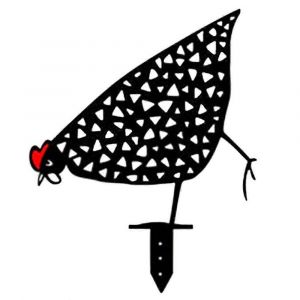 Statues de jardin d'ext&eacute;rieur en m&eacute;tal pour poules,piquets de pelouse,d&eacute;coration de jardin,cadeau - Neuf