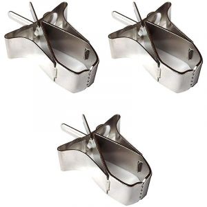 Mangeoire pour perroquets, 3 pi&egrave;ces en acier inoxydable, support pour fruits et l&eacute;gumes, cage &agrave; oiseaux, mangeoire pour petits animaux - Neuf