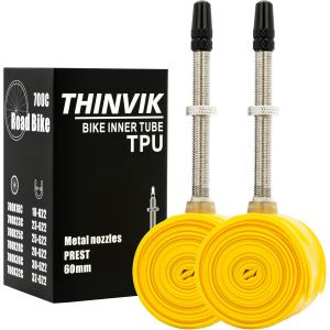 Subzonal-Chambres &Agrave; Air Tpu - Valve Presta M&eacute;tal 40mm, 60mm, 80mm - Pour V&eacute;lo De Route, Vtt, Gravel - 700x18-32c, 33-50c, 29"", 27.5"" - 2 Pi&egrave;ces (1 Paire) - Neuf