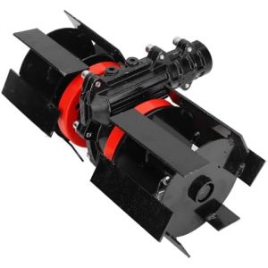 MEVRONISSHOP-D&eacute;broussailleuse &agrave; 9 Dents, Roue de D&eacute;sherbage, D&eacute;broussailleuse, Roue de Labourage Profond, Motoculteur de Jardin, Accessoire pour Sol Meuble (28 mm) - Neuf