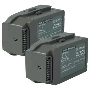Vhbw 2x Batterie Compatible Avec Dji Mavic 2 Zoom, Pro Drone (3600mah, 15,4v, Li-Polym&egrave;re) - Neuf