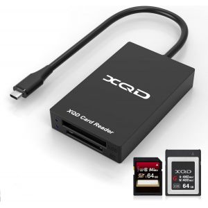 PIAL-Lecteur Carte Xqd Usb C Sd/Xqd Lecteur De Carte Mémoire-5Gpbs Super Speed ¿¿Support Sony G/M Series,Lexar 2933X/1400X Usb Mark Xqd Card,Carte Sd Pour Windows/Mac Os,Adaptateur Carte Xqd/Sd Type - Neuf