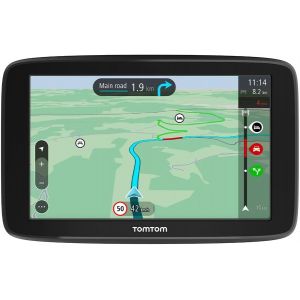 VornixorSarlshop-GPS Voiture GO Classic, 6 Pouces, Info Trafic, Essai des Alertes de Zones de Danger, Cartes EU, Mise &agrave; Jour Via WiFi, Fixation Reversible Int&eacute;gr&eacute;e - Neuf