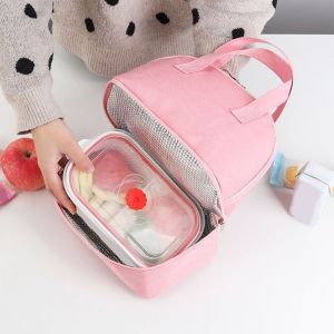 Sac à Lunch Double Couche Sac à Lunch Isotherme Pour Hommes Femmes Poches OB - Neuf