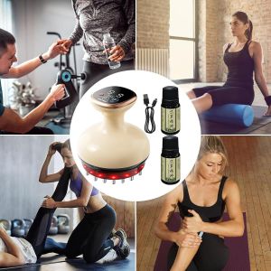 Sjzg-Appareil De Massage Anti-Capiton,Massageur &Agrave; Ventouse - Appareil De Grattage Chauffant Intelligent Avec 9 Niveaux Pour Les Muscles Le Cou L'abdomen Les Cuisses Les Fesses Le Ventre Et Le - Neuf