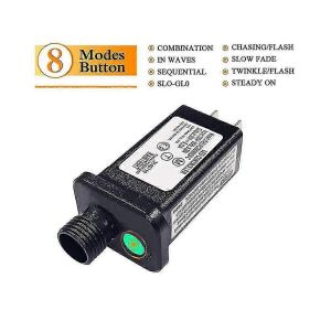 24V Transcompatible avec la prise Alimentation Convient compatible avec Noël Halloween Équipement LED Prise UE - Neuf