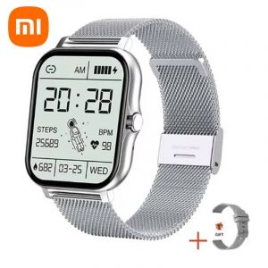 Xiaomi Nouvelle Montre Intelligente Pour Hommes Femmes Plus Récent Sport Smartwatch Visages Bluetooth Appel Sport Fitness Téléphones Android Ios Vente Chaude.Silver Add Gift. - Neuf