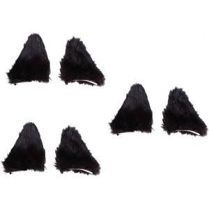 GJHGF-Lot de 6 &eacute;pingles &agrave; cheveux en forme d'oreilles de chat - Pour femme - Doudou pour fille - Tenue de performance - Barrette &agrave; cheveux d'Halloween - Pour femme - Neuf
