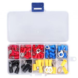 102Pcs Connecteur De Fil Électrique Anneau À Sertir Terminal Ensemble Ensemble Kit Pour Véhicule À La Maison - Neuf
